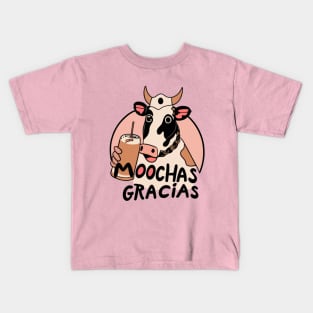 Funny Cow Moochas Gracias Kids T-Shirt